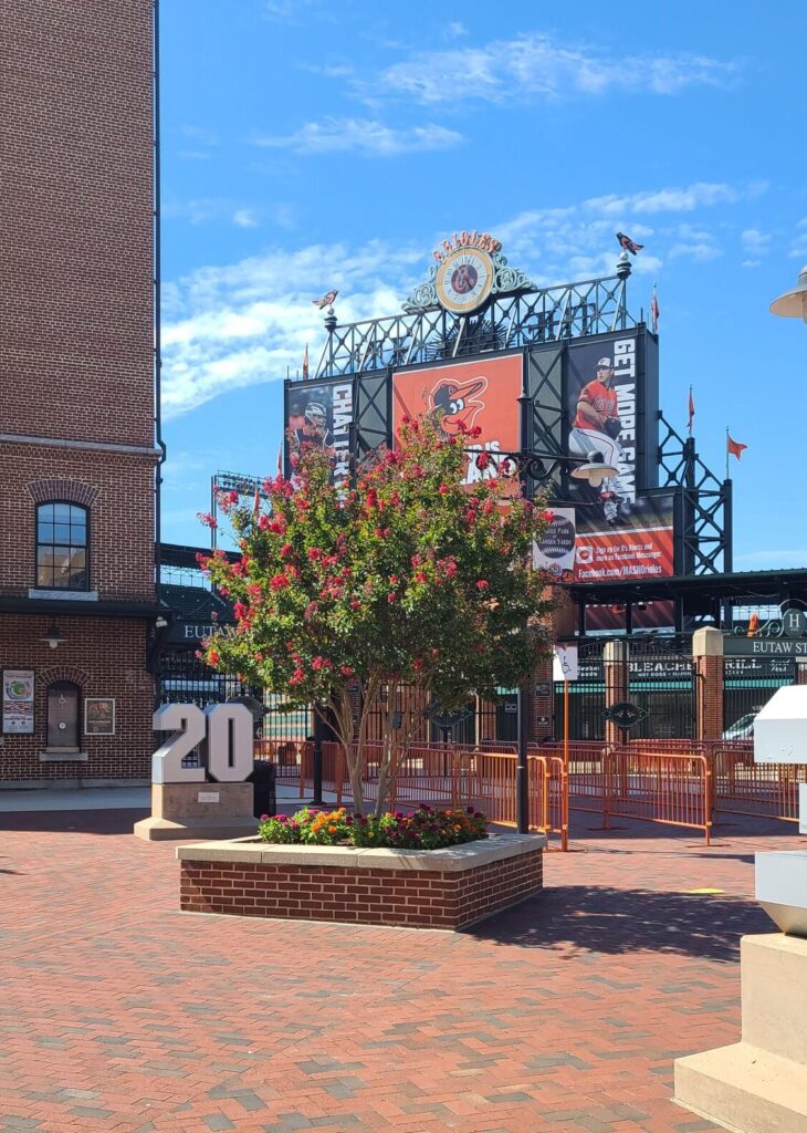 eos Outdoor Services crew performing landscape maintenance in Maryland