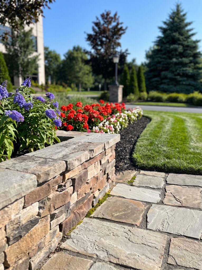 flower beds planted in maryland